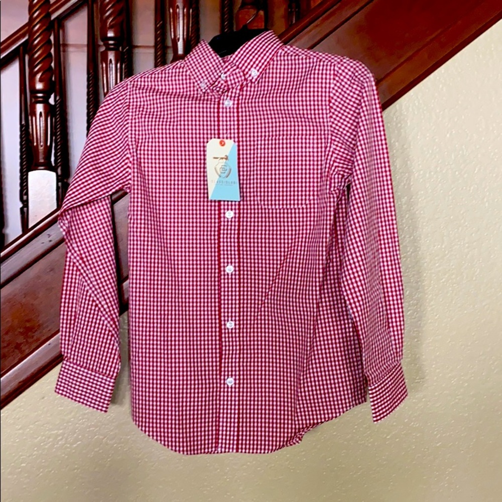CLASSIC CLUB dress shirt for holiday photo shoot!